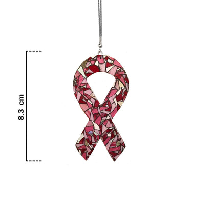 Breast Cancer Car Hanging Ornament, Christmas Ornament Gift, Christmas Gift, Christmas Decoration