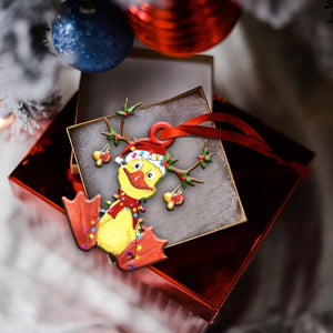 Baby Duck Christmas Light Shape Ornament, Christmas Ornament Gift, Christmas Gift, Christmas Decoration