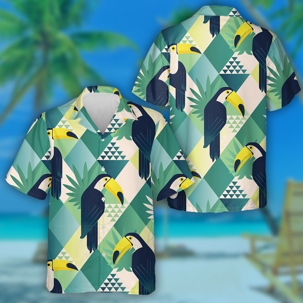 Cúlra Paiste Éan Greannmhar ar Rhombus Léine Haváí, Bronntanas Léine Haváí, Bronntanas Nollag