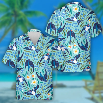 Fáinleoga Eitilte Agus Bláthanna Narcisuses Hyacinths Agus Léine Haváíach Muscari, Bronntanas Léine Haváíais, Bronntanas Nollag