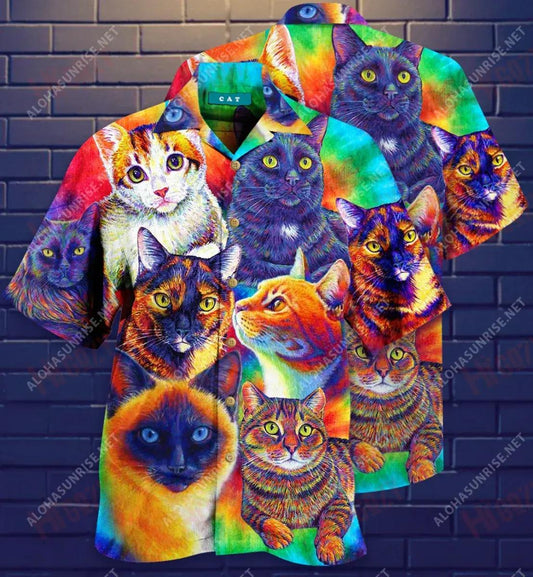 Bí Cool Cait Léinte Gearr Muinchille Samhraidh Léinte T Haváíais Oirbheartaíochta Léinte haváíais do Mhná, Bronntanas Léine Haváíais, Bronntanas Nollag