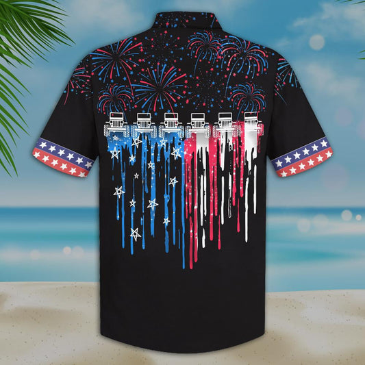 Téama Dathúil Tine Ealaíne Dubh Patrún Jeep Agus Bratach Léine Haváís, Bronntanas Léine Haváís, Bronntanas Nollag