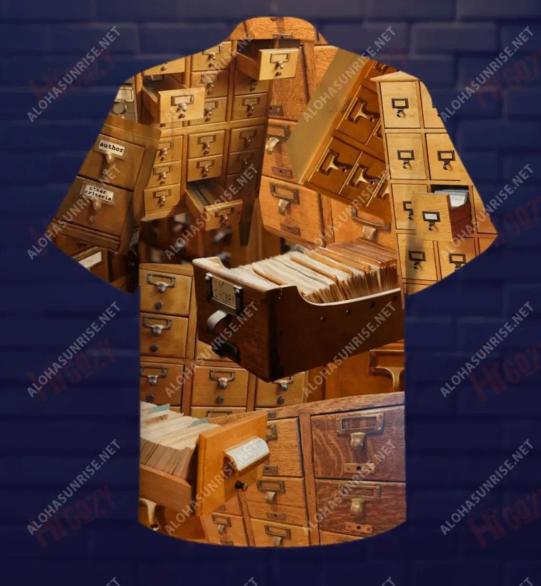 I'M A Librarian Not An Oracle Unisex Short Sleeve Shirt Summer Hawaiian T Shirts Vintage Hawaiian Shirts Hawaiian Shirt Pattern, Hawaiian Shirt Gift, Christmas Gift