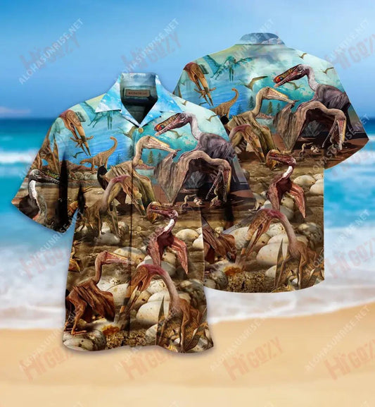 Rugadh Le Bheith ina Rí ar an Spéir Dineasár Léine Haváíach Unisex Caitheamh aimsire Gearr Muinchille Léinte Seanré Haváíacha Léinte Haváís do Mhná, Bronntanas Léine Haváís, Bronntanas Nollag