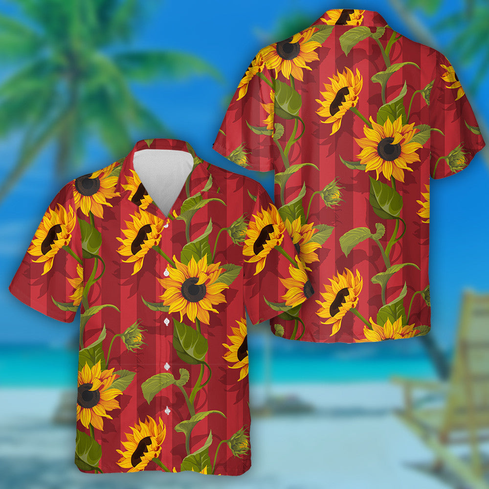 Lus na Gréine Achomharc Agus A Scáth Ar Chúlra Dearg Léine Haváís, Bronntanas Léine Haváíais, Bronntanas Nollag