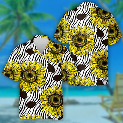 Ealaín Mhóra Lusanna Gréine ar Línte Riabhacha Striped Dubh Léine Haváís , Bronntanas Léine haváíais , Bronntanas Nollag