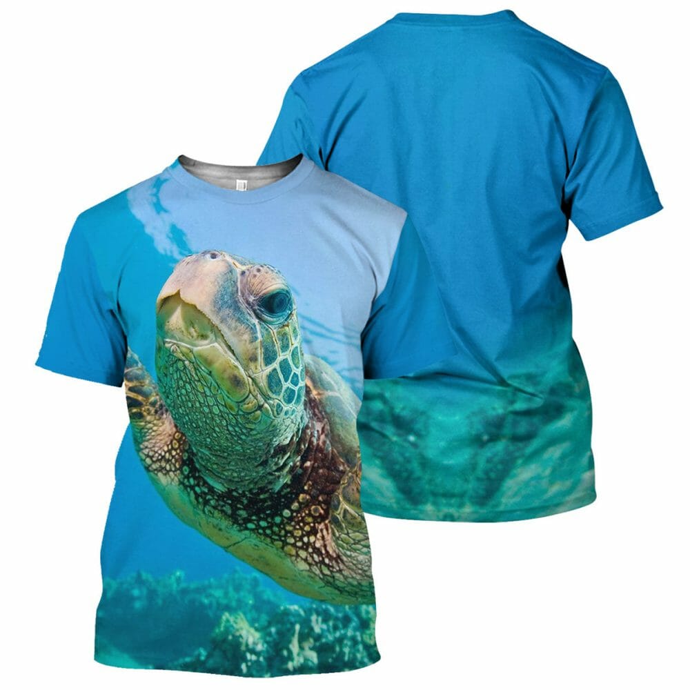 Sea Turtle - 3D All Over Printed Shirt Tshirt Hoodie Apparel