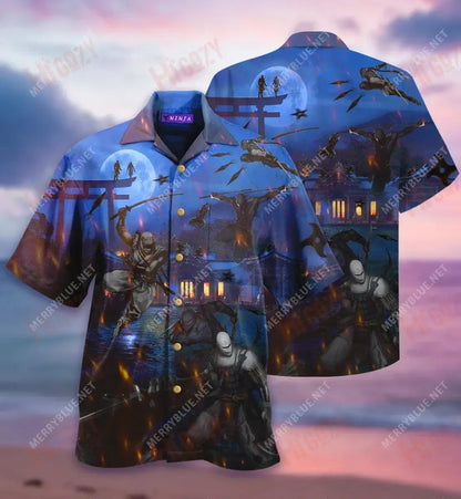 Be Ninja Short Hawaiian Shirt Vacation Aloha Shirt Tropical Shirts For Men Hawaiian Shirts For Women,Hawaiian Shirt Gift, Christmas Gift