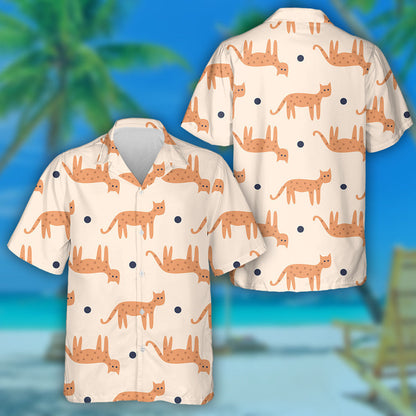 Cat With Soft And Beautiful Pastel Colors Hawaiian Shirt, Hawaiian Shirt Gift, Christmas Gift