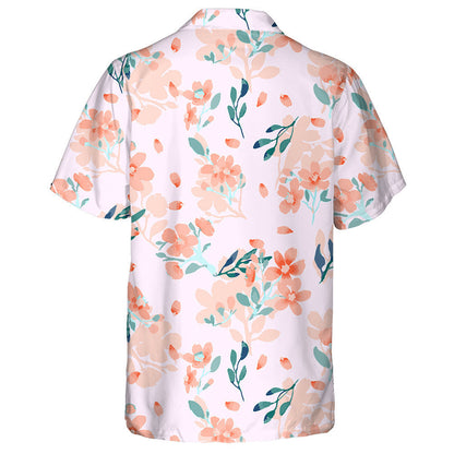 Péinteáil Bláthanna Teibí Ar Chúlra Bándearg Éadrom Dearadh Léine Haváís, Bronntanas Léine Haváíais, Bronntanas Nollag