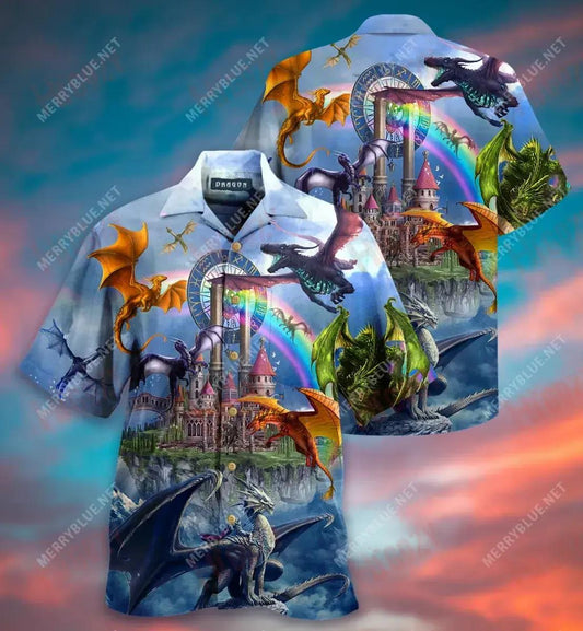 Cosaint an Chaisleáin ar Gach Costas Léinte Dragon Gearr Haváís Laethanta Saoire Léinte Trópaiceacha Léinte Haváise Saincheaptha Léinte Greannmhar Haváís, Bronntanas Léine Haváís, Bronntanas Nollag