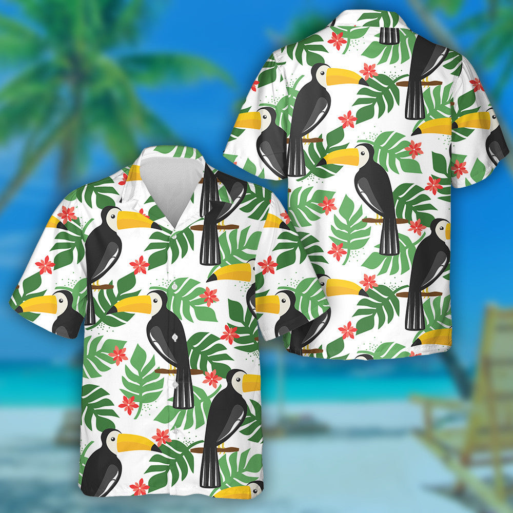 Éin Álainn Duilleoga pailme Agus Bláthanna Léine Haváís, haváís le haghaidh bronntanais