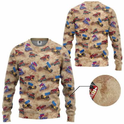 3D DIRT Track Racing Custom Tshirt Hoodie Apparel
