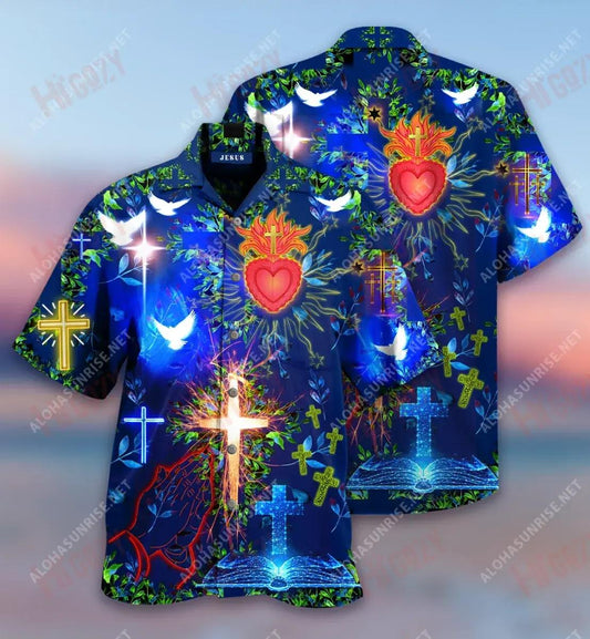 Cuir Dia i dTús Áite Agus Go mbeidh Tú Is Déanaí Léine Gearr Unisex Haváís Caitheamh aimsire Gearr Muinchille Gearr Léinte Haváís Léinte Haváís do Mhná, Bronntanas Léine Haváís, Bronntanas Nollag