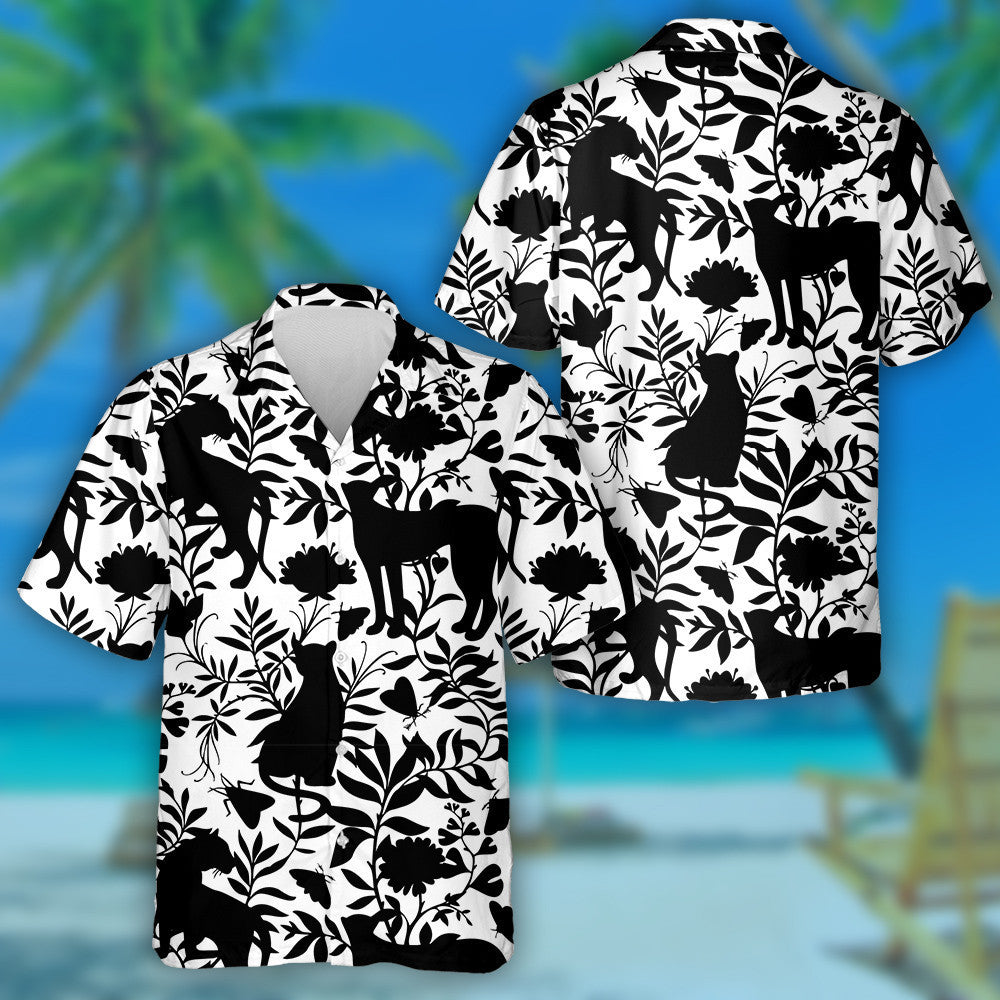 Liopards fiáine na hAfraice agus Tíogair Scáthchruth Dubh Léine Haváís, Bronntanas Léine Haváís, Bronntanas Nollag