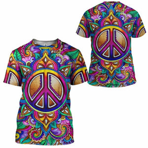 3D Hippie Custom Tshirt Hoodie Apparel