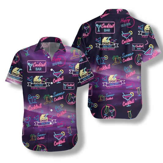Life Is Better With Cocktail Design Hawaiian Shirt, Hawaiian For Gift