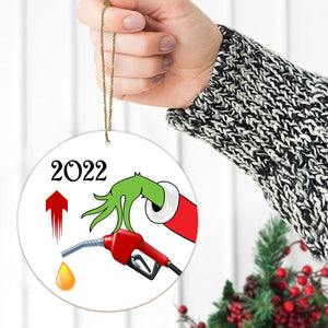 2022 Oil Grinch Christmas Ornament, Christmas Ornament Gift, Christmas Gift, Christmas Decoration