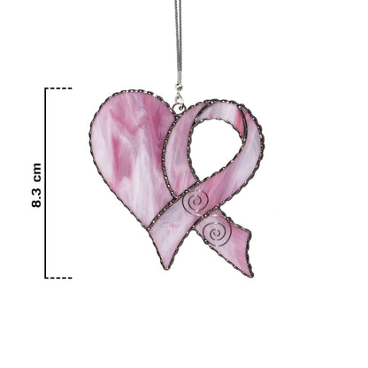 Breast Cancer Car Hanging Ornament, Christmas Ornament Gift, Christmas Gift, Christmas Decoration