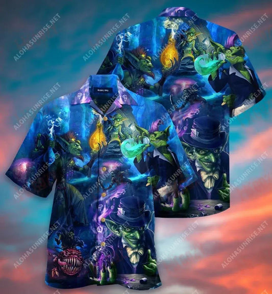 Léine Haváís Gearr Cailleach Goblin Léine Aloha Samhraidh Léinte Haváís is Fearr Léinte Haváís d'Fhir, Bronntanas Léine Haváís, Bronntanas Nollag