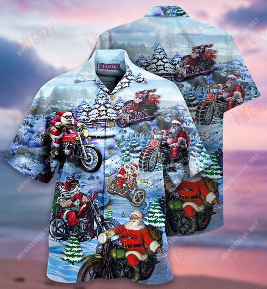 Ag Tiomáint Le Daidí na Nollag Léine Gearr Haváís Caitheamh aimsire Aloha Shirt Léinte Crazy Haváís Léinte Haváís do Mhná, Bronntanas Léine Haváís, Bronntanas Nollag
