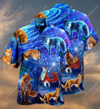 Thabharfaimid Sionnach Chugat ag Eitilt Sa Réaltra Léine Gearr Haváís Laethanta Saoire Léinte Tropacha Léine Oirbheartaíochta Haváí Patrún Léine Haváíais, Bronntanas Léine Haváís, Bronntanas Nollag