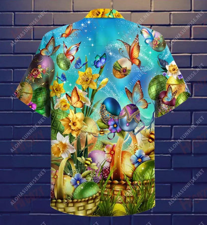 Bíodh Léine Haváise Beannaithe na Cásca agat Caitheamh aimsire Aloha Shirt Léinte Haváís is Fearr Patrún Léine Haváís, Bronntanas Léine Haváís, Bronntanas Nollag