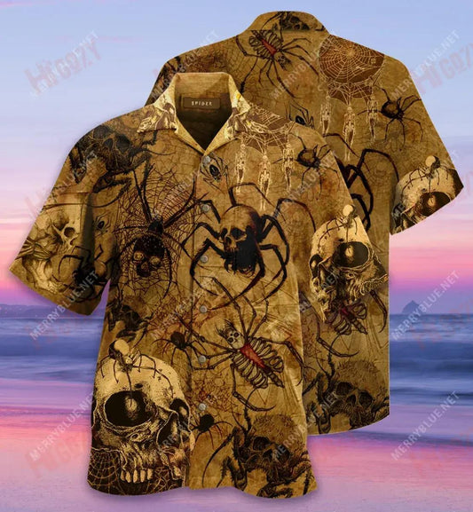 Níl Mé Ach Anseo Chun Na Damháin alla Gearr Léinte haváíais Caitheamh aimsire Léinte Haváíais Léinte Crazy Léinte haváíais d'Fhir, Bronntanas Léine Haváís, Bronntanas Nollag