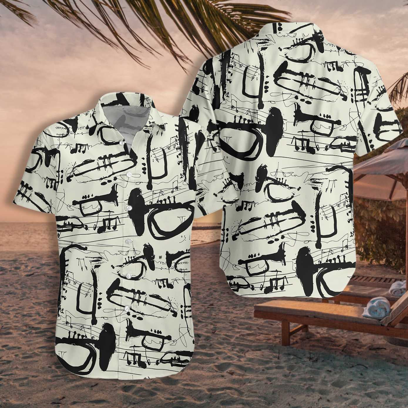 Is Cool Dearaidh Trumpet Léine Haváís, Bronntanas Léine Haváíais, Bronntanas Nollag