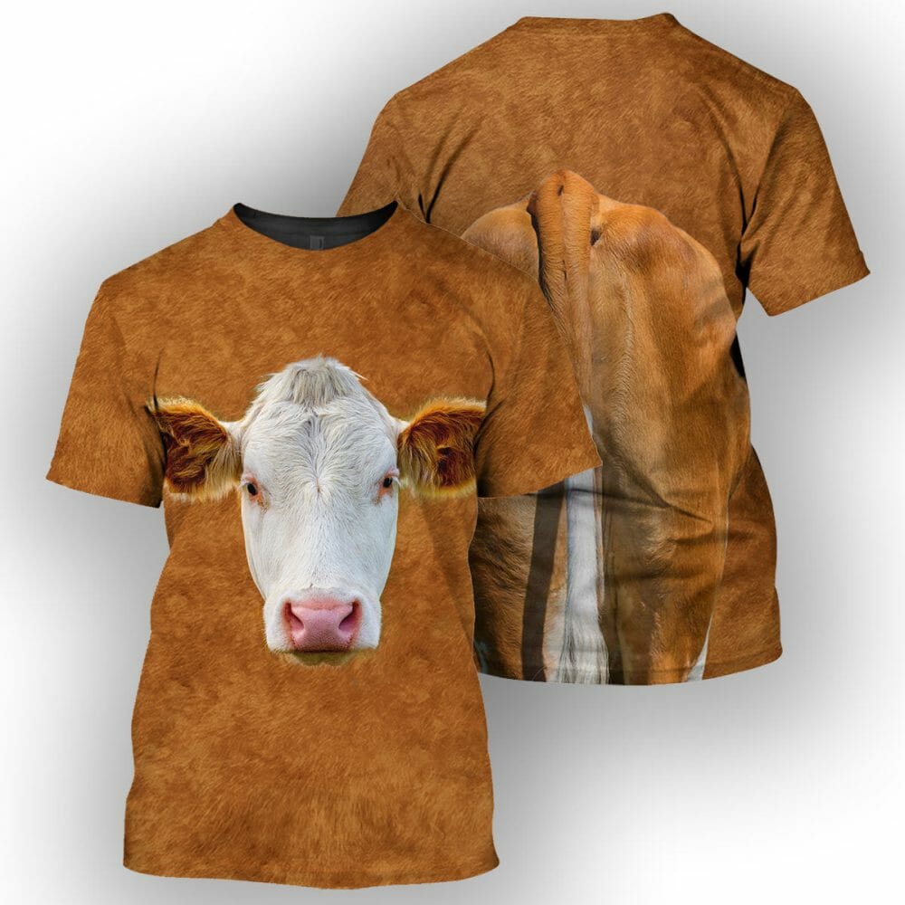 Hereford Cattle - 3D All Over Printed Shirt Tshirt Hoodie Apparel