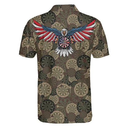 Dart Camouflage American Eagle Flag Hawaiian Shirt Unique Design, Hawaiian Shirt Gift, Christmas Gift