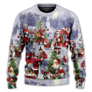 Christmas Merry Xmas Santa Claus Is Coming Ugly Christmas Sweater, Christmas Ugly Sweater, Christmas Gift, Gift Christmas 2024