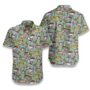 Dumb Face Fishy Fishy Fish Pattern Hawaiian Shirt,Hawaiian Shirt Gift, Christmas Gift