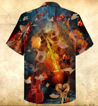 Ná Maraigh Mo Bheatha Veidhlín Léine Gearr Haváís Laethanta Saoire Léinte T Haváíacha Léinte haváíais Oirbheartaíochta do Mhná, Bronntanas Léine Haváíais, Bronntanas Nollag