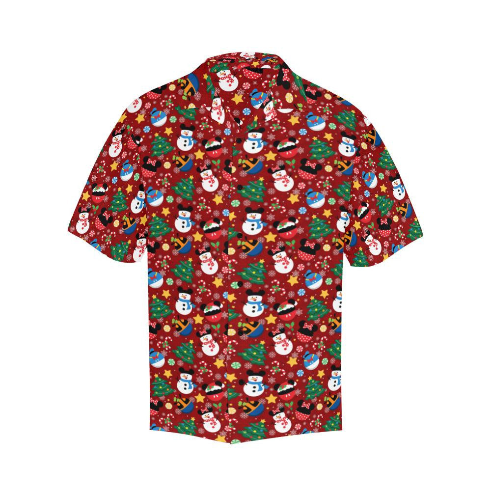 Red Theme Cute Christmas Ornaments Hawaiian Shirt,Hawaiian Shirt Gift, Christmas Gift