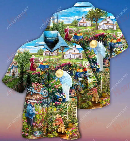 Gardening Is The Purest Of Human Pleasures Unisex Hawaiian Shirt Hobbies Short Sleeve Vintage Hawaiian Shirts Hawaiian Shirts For Women, Hawaiian Shirt Gift, Christmas Gift