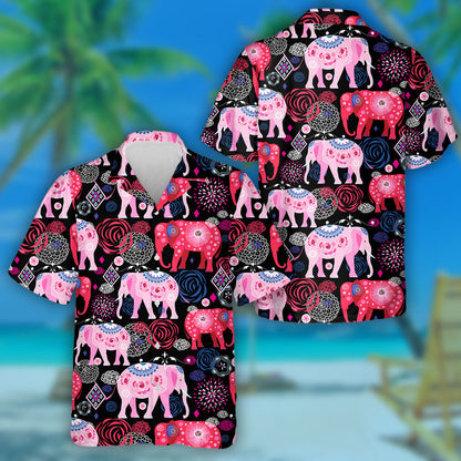 Eilifint álainn ildaite le bláthanna agus cruthanna speisialta Léine haváí, bronntanas Léine haváíais, bronntanas Nollag