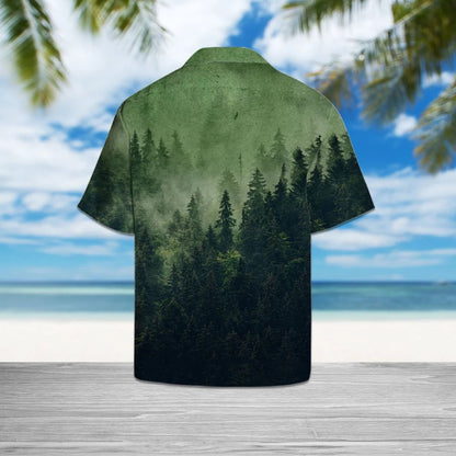 Black Bigfoot Siúl Ag Meán Oíche Patrún Foraoise Léine Haváís, Bronntanas Léine Haváís, Bronntanas Nollag