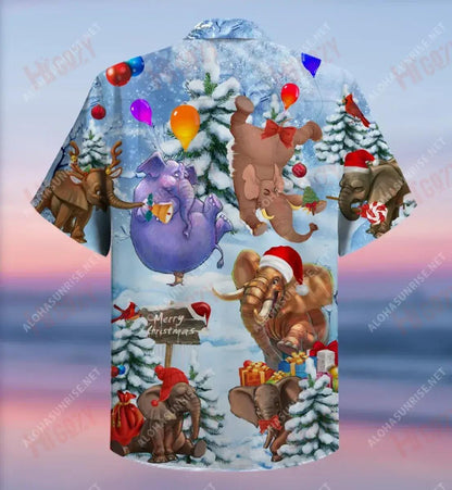 An Nollaig Níos Fearr Le hElifintí Léine Ghearr haváís Caitheamh aimsire T Léinte Haváís Saincheaptha Léinte Haváise Léinte Greannmhar Haváise, Bronntanas Léine Haváís, Bronntanas Nollag