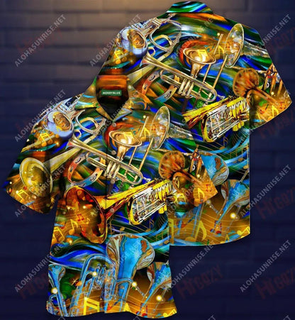 Nuair a Theipeann Focail Labhróidh Trumpa Léine Haváise Unisex Muinchille Gearr Samhraidh Léinte Haváís Saincheaptha Patrún Léine Haváís, Bronntanas Léine Haváíais, Bronntanas Nollag