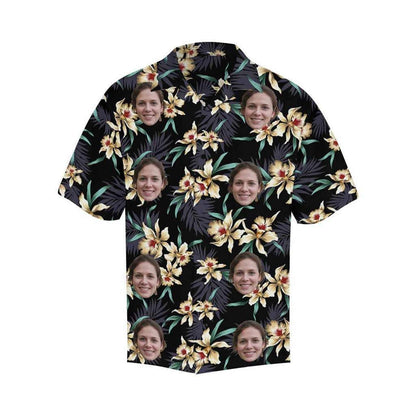 Téama Aghaidhe Bláthanna Lily Léine Haváís Grianghraf Saincheaptha Ornáideach, Bronntanas Léine Haváís, Bronntanas Nollag