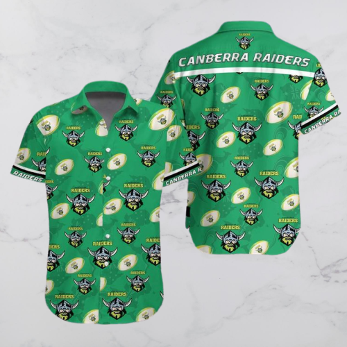 Canberra Raiders Hawaiian Shirt -Hawaiian Shirt Gift, Christmas Gift