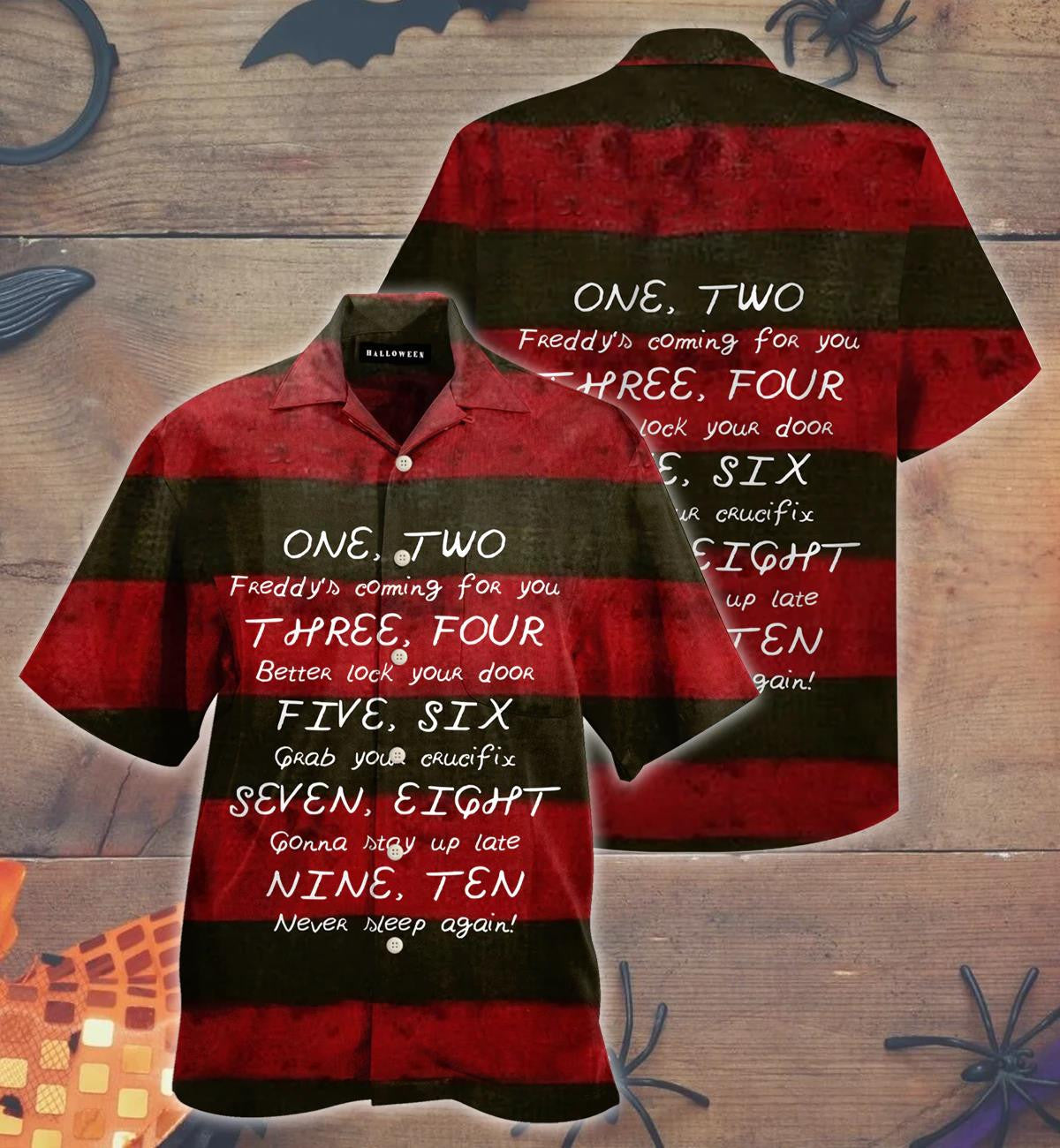 Ná Codladh Arís Cúlra Dubh Dearg Stiallacha Léine Haváíais, Bronntanas Léine Haváíais, Bronntanas Nollag