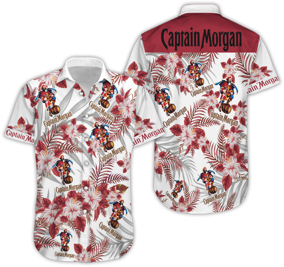 Captain Morgan Hawaiian Shirt_ Hawaiian Shirt-Hawaiian Shirt Gift, Christmas Gift