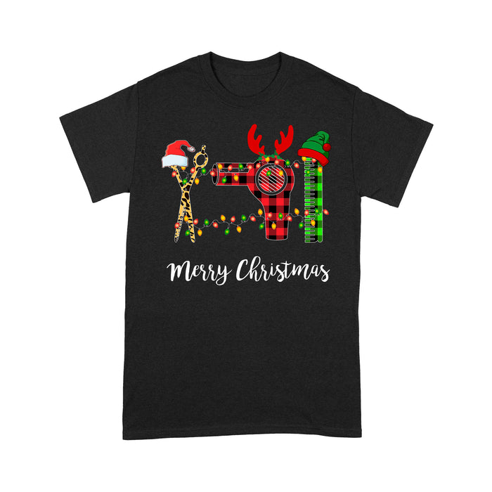Merry Christmas Hairstylist Gift Funny Xmas Shirt  Tee Shirt Gift For Christmas