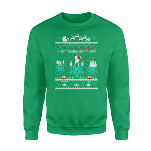 I'm not throwing away my shot! funny sweatshirt gifts christmas ugly sweater for men and women