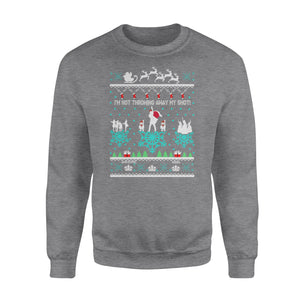 I'm not throwing away my shot! funny sweatshirt gifts christmas ugly sweater for men and women
