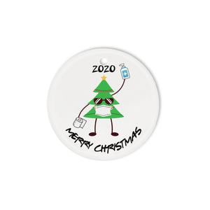 Merry Christmas ornament, quaran tree ornament,  funny Christmas family gift idea