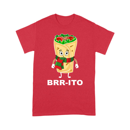 Brr-ito Greannmhar Fuar Nollag Burrito Bronntanas Tee Léine Bronntanas Nollag