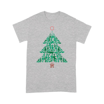 Guns Christmas Tree Ornament Gift Funny Christmas  Tee Shirt Gift For Christmas
